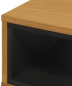 FLAM tömör fenyőfa dohányzóasztal 100 x 50 x 32,5 cm
