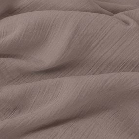 Goldea muszlin párnahuzat - kávébarna 40 x 40 cm