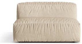 Bézs bársony kanapé modul (középső rész) Martina – Micadoni