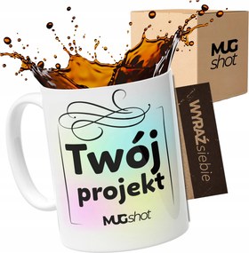 Bögre saját nyomtatású felirat ajándék logó fotóval ingyenes varázsló