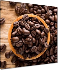 Vászonkép 90x90 Kávébab Kávé