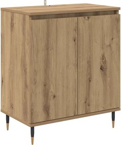 vidaXL Széf Artisan tölgy 60 x 35 x 70 cm Faanyag