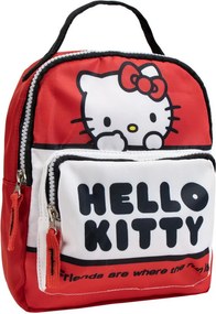Hello Kitty Red hátizsák, táska 23 cm
