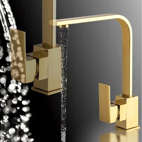 Gamma Moon, szabadon álló mosogató csaptelep, arany fényes, GMA-BNK-GD