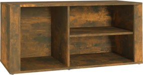 vidaXL füstös tölgy színű szerelt fa cipősszekrény 100 x 35 x 45 cm