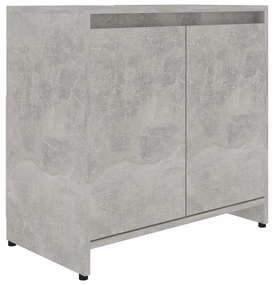 betonszürke szerelt fa fürdőszobaszekrény 60 x 33 x 61 cm
