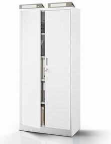 Fémszekrény JAN Compact 1750 x 800 x 400 mm, szürke