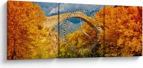 Kép - Konitsa híd (órával) (90x30 cm)