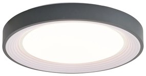 Modern mennyezeti lámpa szürke fehérrel 48 cm LED-del, szabályozható RGB - Kanton
