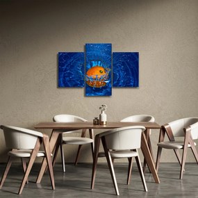 Kép - narancs a vízben (90x60 cm)