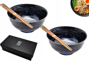 2 db-os pálcikás tál szett Udon Uzu 750 ml Box