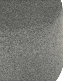 Szürke gyapjú puff Folk – noo.ma