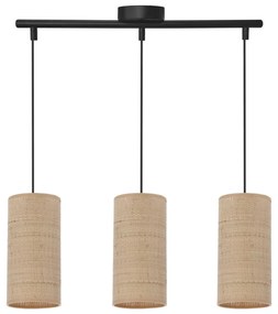 Csillár zsinóron FLERI 3xE27/60W/230V rattan