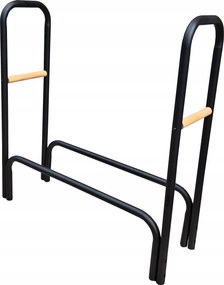 Tűzifa tartó állvány kandallóhoz, fém