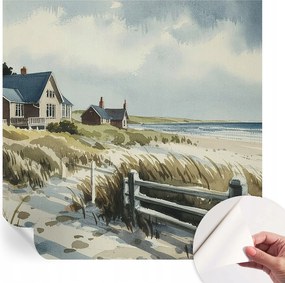 Öntapadós Dekoratív Fotótapéta Hálószobába Strand dűnék 250x250 cm