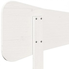 fehér tömör fenyőfa fejtámla 90 cm