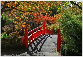 Poszterek 185x125 Piros japán híd