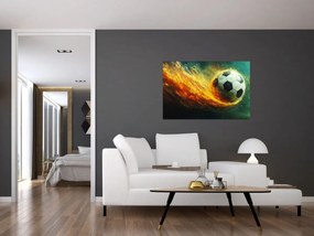 Kép - Focilabda repülés közben (90x60 cm)