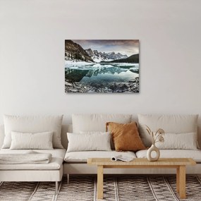 Kép - tó télen (70x50 cm)