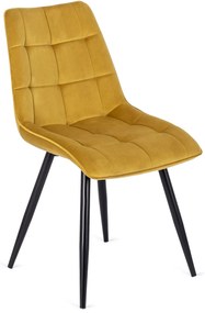 Mustársárga Bársony Étkezőszék RIO