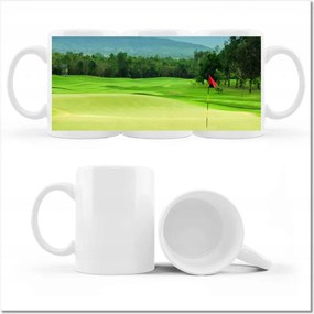 Fotó bögre Golfpálya