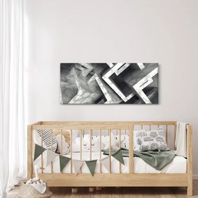 Absztrakt kép kocka (120x50 cm)