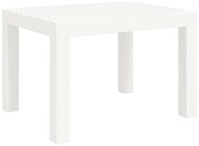 fehér PP kerti asztal 59 x 47 x 40 cm
