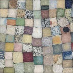 Fotótapéta Fali ragasztó szett Színes mozaik 250x250 Ragasztó