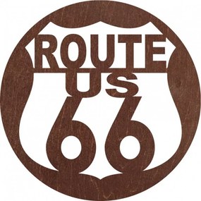 Fából készült falikép U.S. ROUTE 66