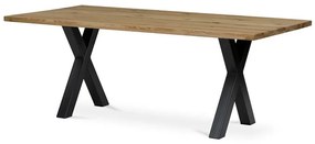 Tömör Tölgy Étkezőasztal 200×100 cm. DS-X200 DUB