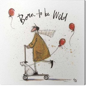 Vászonkép Sam Toft - Born to be Wild, (30 x 30 cm)