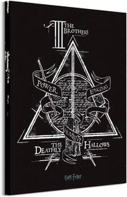 Vászonkép Harry Potter Deathly Hallows 60x80cm WDC99902