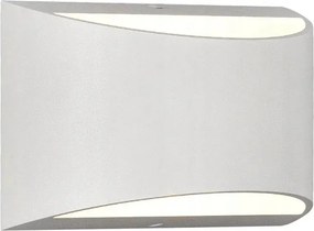 Kültéri kerti homlokzati fali lámpa Led fehér felső V-tac