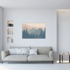 Kép - Türkiz hegység N⁰2 (90x60 cm)