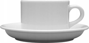 Lubiana Amerika Kávéscsésze Tea Aljjal Fehér 190 ml 15 cm