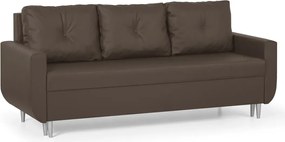 Háromszemélyes kinyitható kanapé ROT Barna