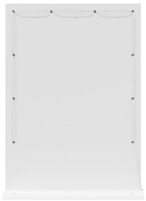 LED fényekkel ellátott sminktükör Fehér 70x50x18 cm