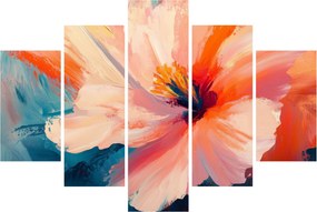 Kép - Festett virág (150x105 cm)