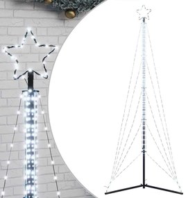 hideg fehér LED karácsonyfa 525 LED 302 cm