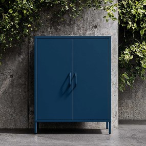 Szafka z półkami VITO, 800 x 1015 x 400 mm, Modern: granatowa