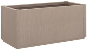 vidaXL világosbarna polipropilén kerti ültetőláda 80 x 36 x 35 cm