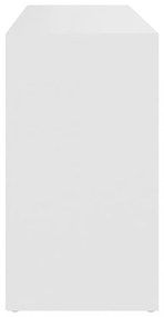 fehér szerelt fa cipőtároló pad 103 x 30 x 54,5 cm