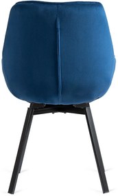 Forgó Étkezőszék Sötétkék Színben. LUNA