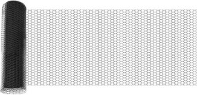 vidaXL Kerítésoszlop Szürke 50 x 0,8 m (13 mm háló) Acél és PVC