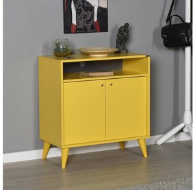 Adore Furniture Szekrény 79x73 cm sárga AD0002