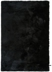 Shaggy szőnyeg Whisper Black 15x15 cm minta