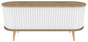 TV szekrény Stor - Oud Oak, White