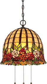 Quoizel ROSECLIFFE QZ-ROSECLIFFE-P Függőlámpa 3x60W/E27
