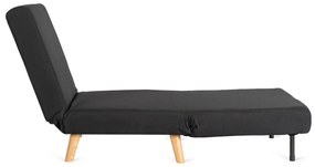 Ágyazható Fotel Fekete Színben. MARRY 75 cm.