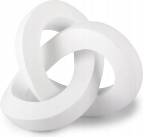 Knots Figura fehér matt 12cm magas